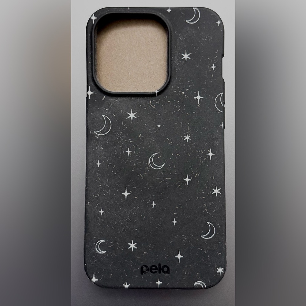 Pela Black Celestial Eco iPhone 14 Pro Case